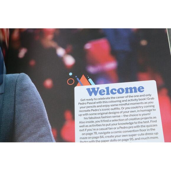 Pedro Pascal Colouring & Activity Book 2024 Illustrations Fun Puzzles & Quizzes - Picture 8 of 10